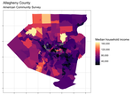 Exploring Allegheny County With Census Data